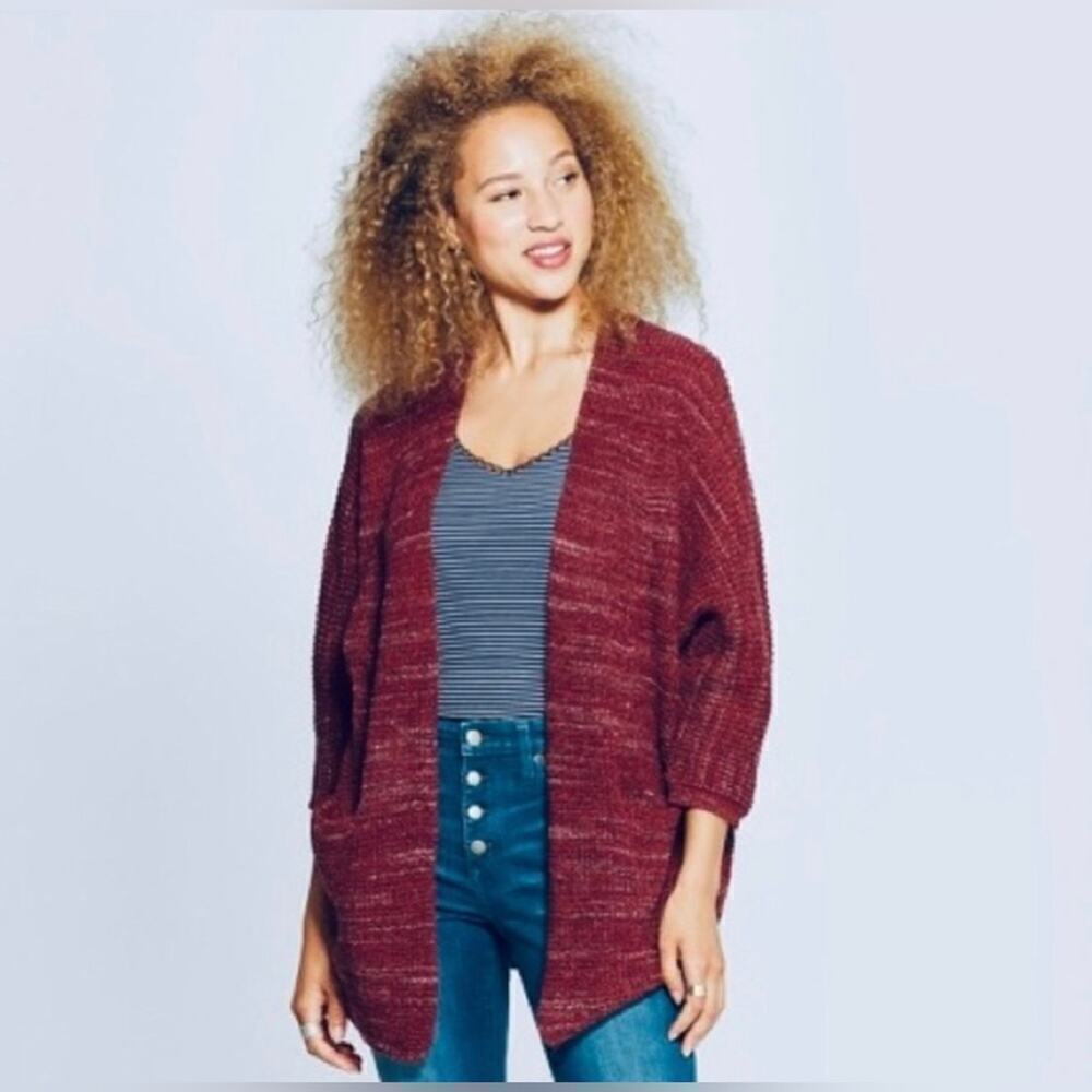 Universal Thread Women’s Open Front Kimono Sleeve Cardigan Oversized Size S